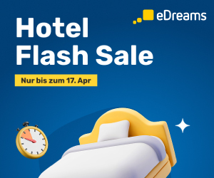 Hotel Flash Sale: Mind. 25% Rabatt