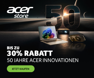 50 Jahre Acer: Bis zu 30% Rabatt