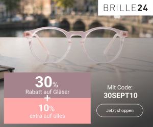 30% Rabatt auf alle Gläser + 10% auf alles